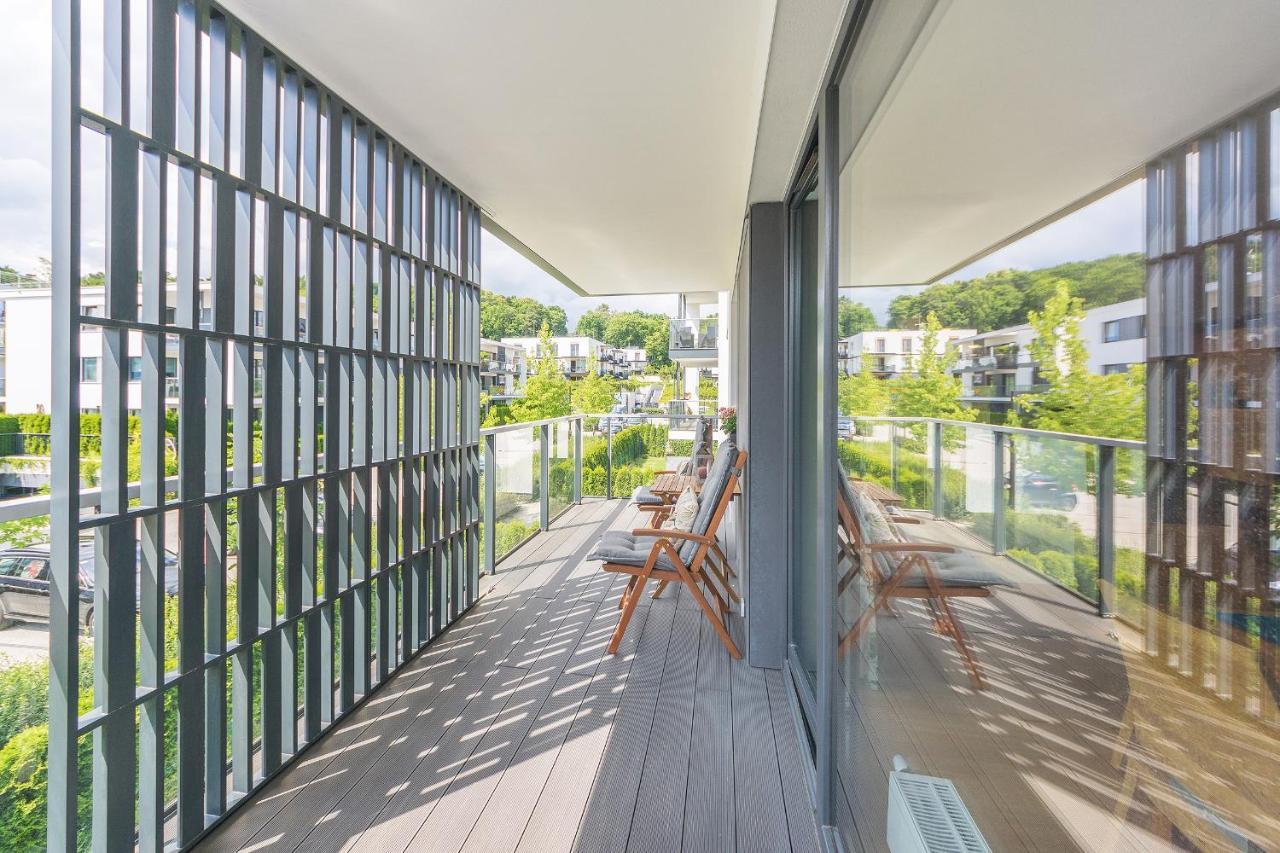 Pomorskie Apartamenty Bernadowska Green Deluxe Gdynia Bagian luar foto